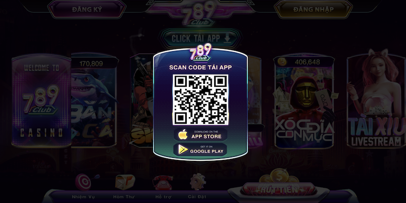 Người chơi có thể tải app 789club game bài trên cả hệ điều hành IOS lẫn Adroid
